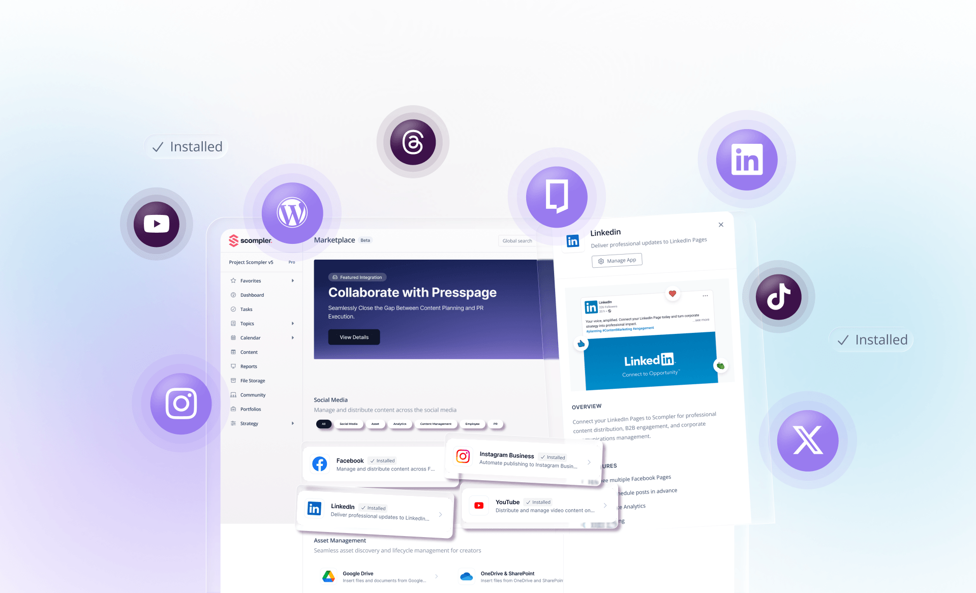 Scompler Marketplace Tool Stack