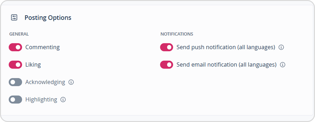 SB POsting OPtions 2