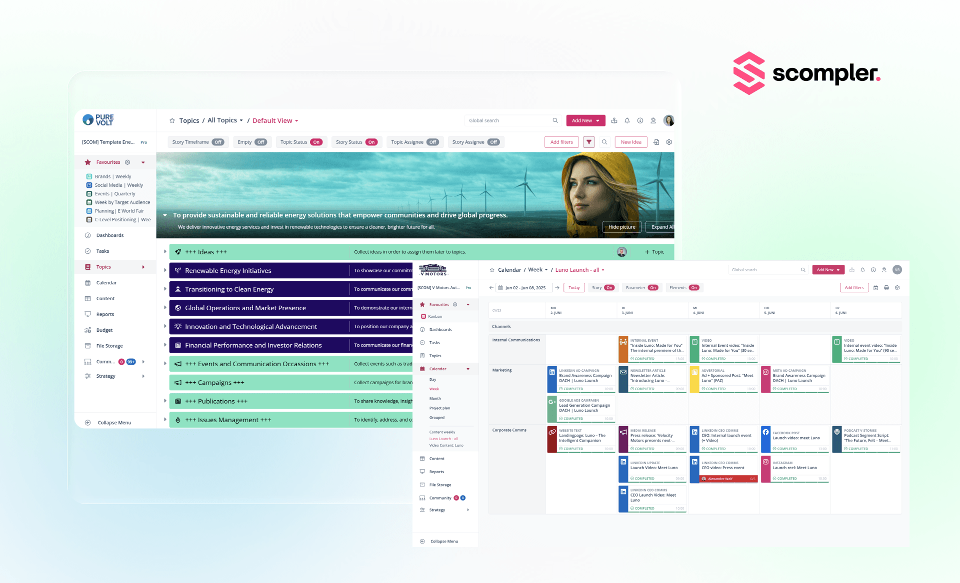 Scomplre vs. Asana