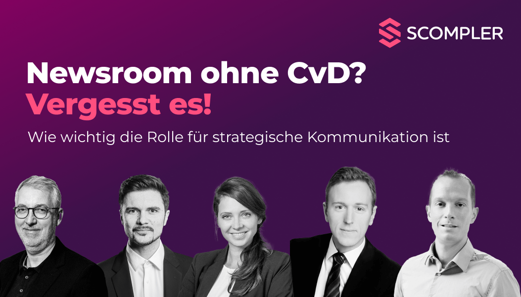 Fünf Experten für strategische Kommunikation und Corporate Newsroom Management diskutieren die Rolle vom Chef vom Dienst.