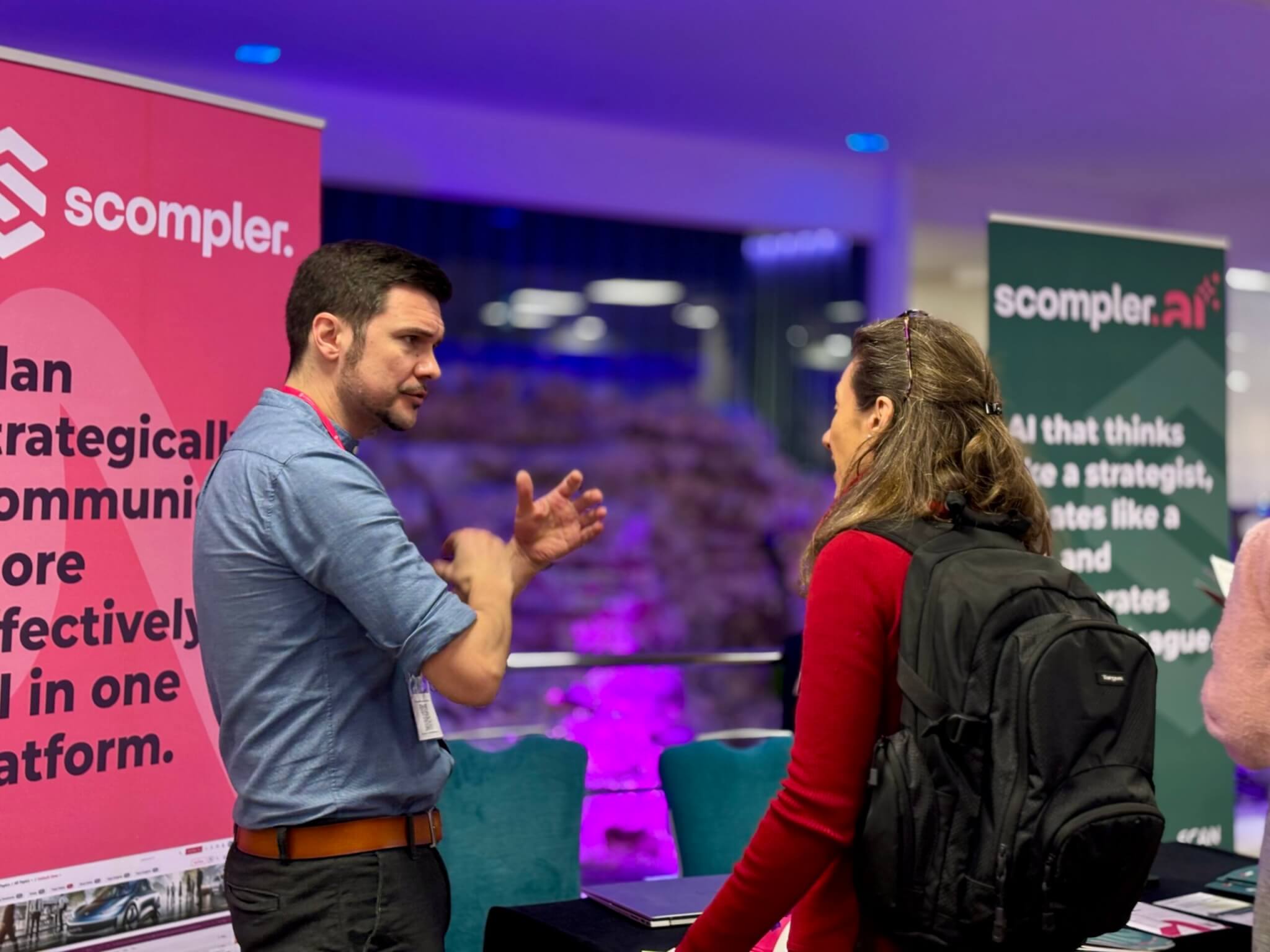 Scompler-Beratung am EACD Summit, der Konferenz für Kommunikation, Reputation und Leadership in Brüssel.