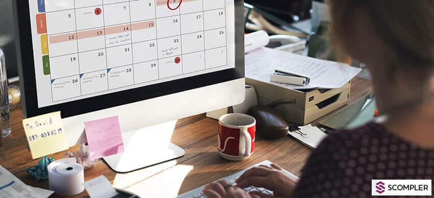 Content strategy is only as good as its implementation in a clear editorial plan on the monitor.