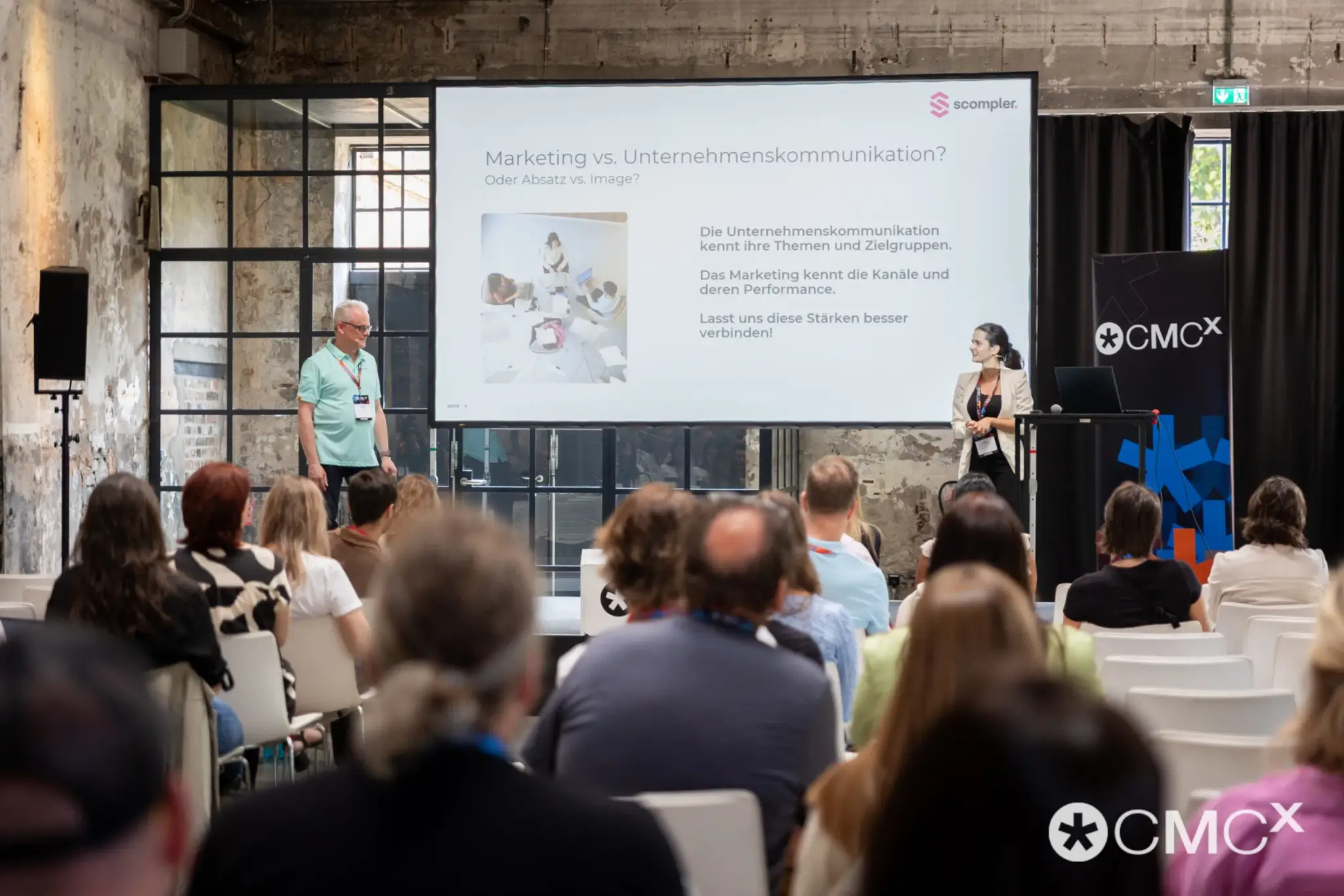 Optimale Kampagnenplanung mit Marketing und Unternehmenskommunikation als Vortrag auf der CMCX Konferenz.