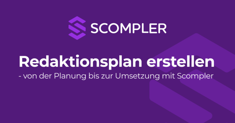 Create editorial plan Planning Implementation Scompler