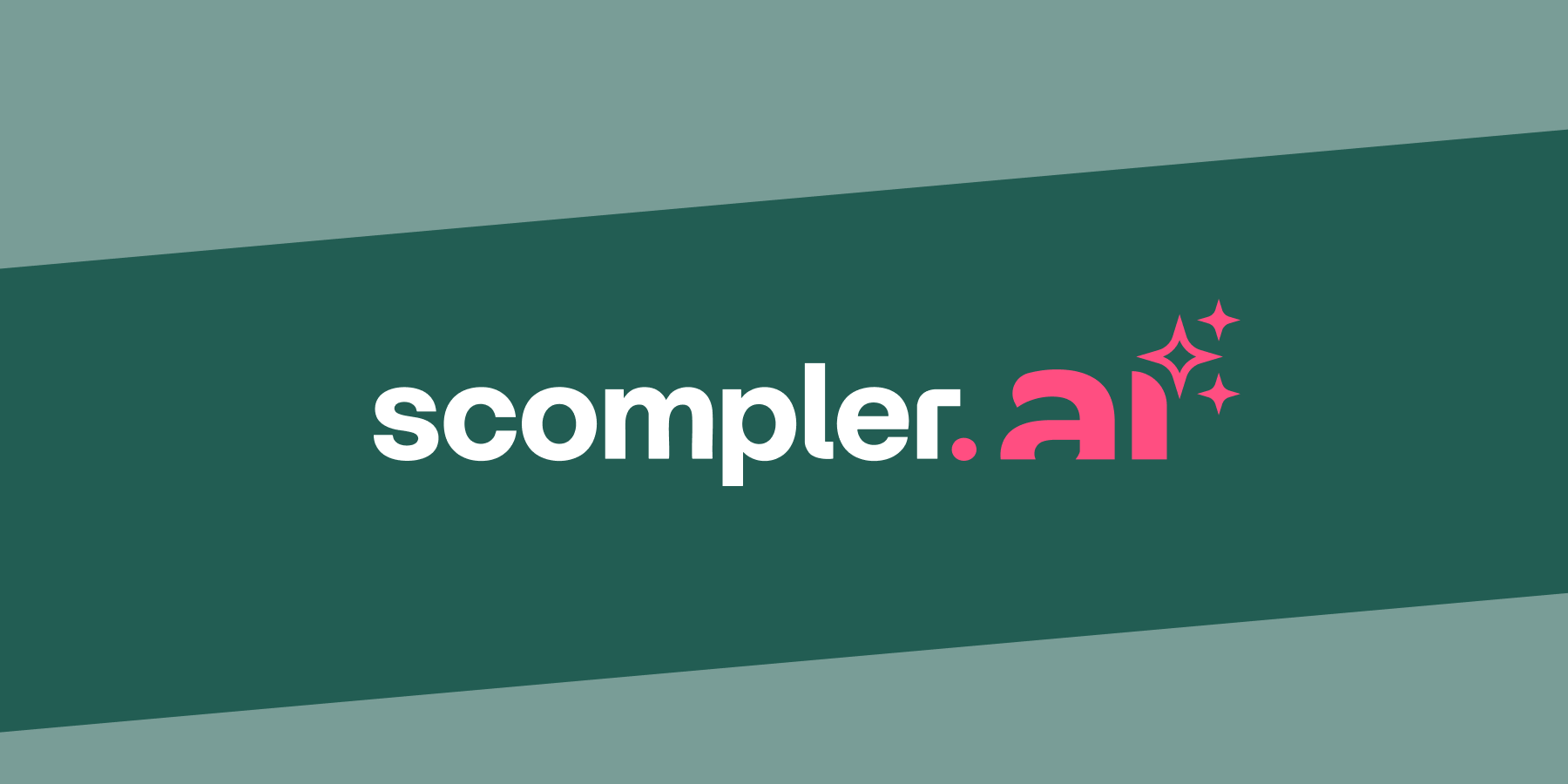Scompler AI Logo mit Sternen: KI-gestütztes Kommunikationsmanagement für innovative Kommunikationsstrategie.