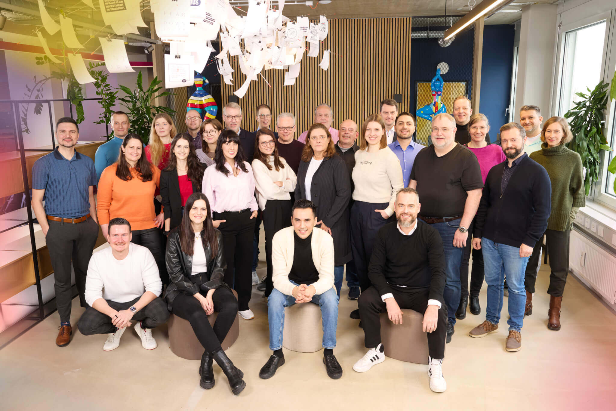 Das Scompler Team für Strategisches Kommunikationsmanagement 14 The Scompler team for excellent strategic communications management in a modern and creative working environment.