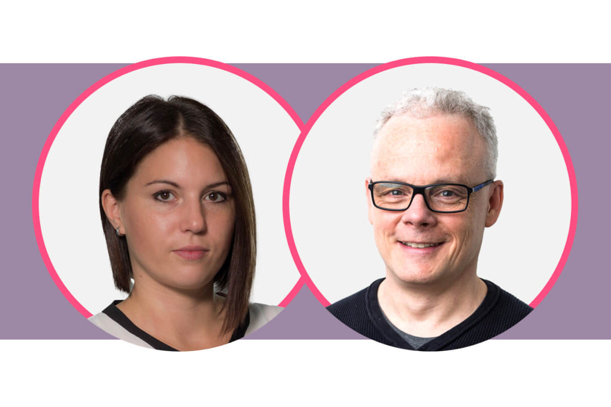 Tanja Förster (STRABAG) und Alexander Wolf (Scompler) zur Neuausrichtung der Konzernkommunikation und Strategieplanung.