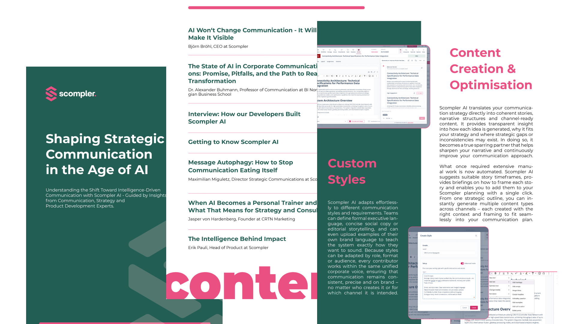 Whitepaper: Strategische Kommunikation und KI 14 Ein Whitepaper KI zeigt moderne Kommunikationsarbeit mit strategischen Leitplanken für Unternehmen und Teams.